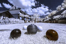 Version IR du jardin du Manathaï à Khao Lak