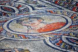 Mosaique à la cité romaine de Volubilis