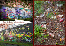 "cadeaux" des graffeurs..