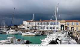 Orage sur le port