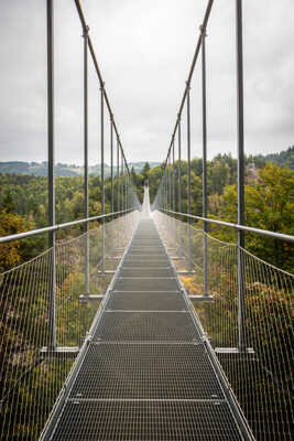 La passerelle des gorges du Lignon