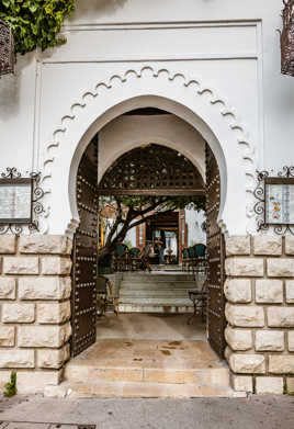 Entrée resto de la Grande Mosquée