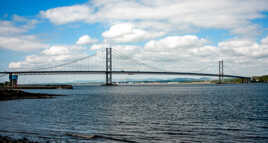 Crossing Forth Road Bridge