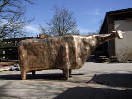 oh, la vache, travail réalisé à la fondation de Coubertin