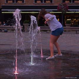 Quand on joue avec l'eau...