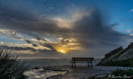 Un banc solitaire