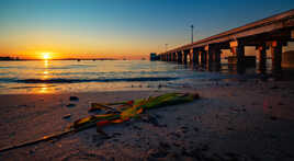 Sur la plage abandonnée ,,,,,,,