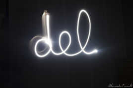 1er essai Light drawing