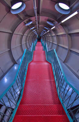 L'escalier de l'Atomium