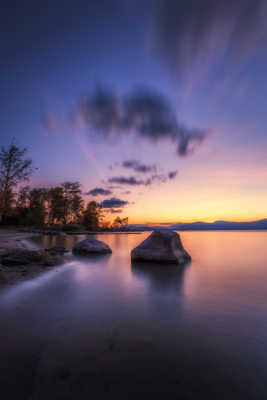 Coucher de Soleil à Cheyres