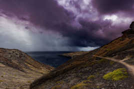 L'orage arrive sur la pointe Saint Laurent
