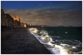 Petite tempête su Saint Malo