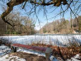 lac gelé à la hulpe