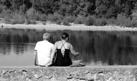 Pause en bord de Loire