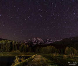 Ciel étoilé dans les Pyrénées