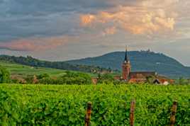 Bergheim levé de soleil