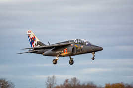 Atterrissage de l'Alpha Jet