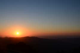 lever de soliel sur l'Alsace