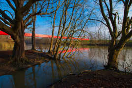 Passerelle sur l'Oise