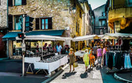 Fin du marché Provençal de Valbonne