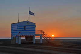 Lever de soleil sur la plage