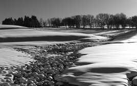 Une rivière de pierres