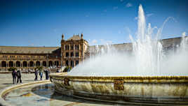 Jeux d'eau à Séville