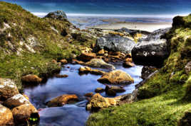 Plage de Keem en irlande