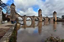 Le pont Valentré ou pont de Balandras en langue d'oc