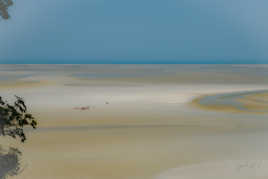 La baie du mont St Michel.