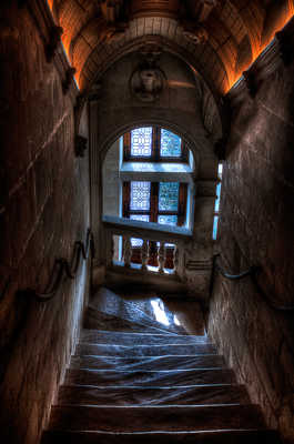 Escalier Château de Chenonceaux