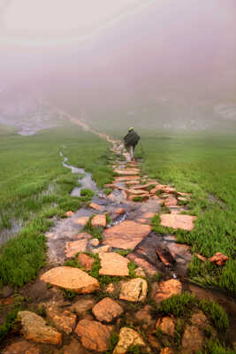 Rando sous la pluie