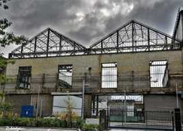 Façades des anciens laminoirs.