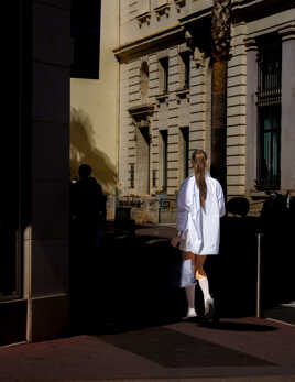 Chaussettes et queue de cheval