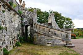 Escalier pour aller dans le parc