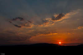 fin de journée estivale