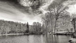 L'étang de la herse au mois de mars