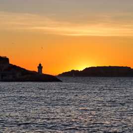 Coucher de soleil à Marseille