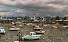 Port de Roscoff à marée basse