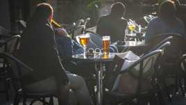 Un beau soleil de fin de journée hivernale