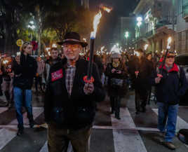 Quai des Etats-Unis hier soir ...