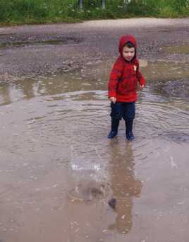Tempête dans une flaque d'eau