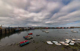 Port de Roscoff à marée basse