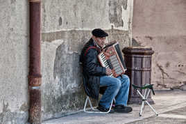 Le blues de l'accordéoniste