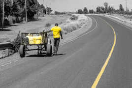 Suivez la ligne jaune