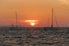 Couché de soleil sur Zadar