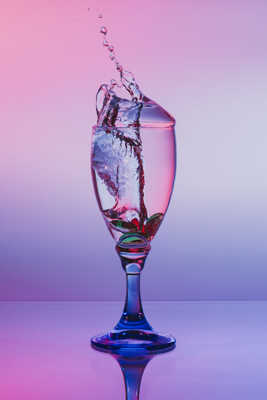 tempête dans un verre d'eau