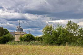 Chateau sous l'orage