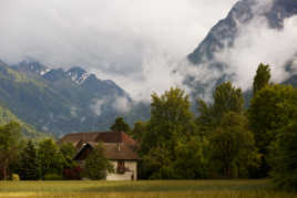 au bout du lac d' Annecy