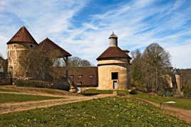 Dans le parc du château de Chatelux